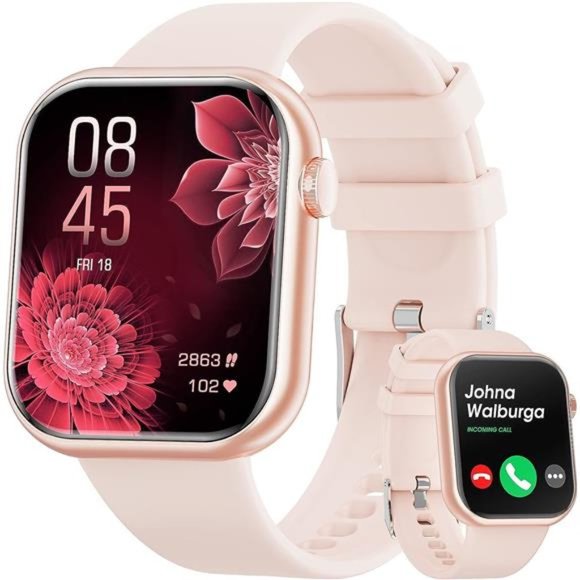 Amazon.com: Hwagol Smart Watch (Answer/Make Call) 1.85inch  Smart Watch (Answer/Make Calls),2023 Newest 1.85Inch Fitness Tracker, Heart Rate